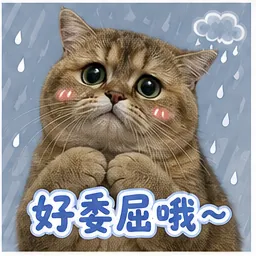 嘟嘟表情包：好委屈哦