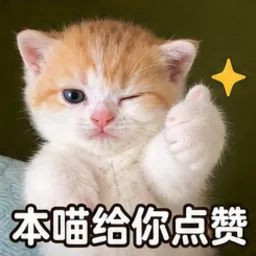 小布表情包：本喵给你点赞